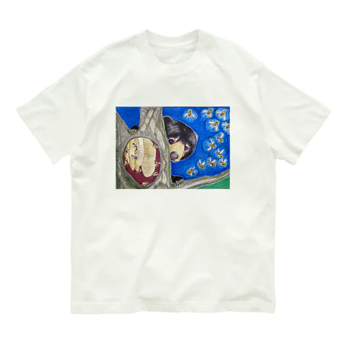 honey bear (マレーグマ) オーガニックコットンTシャツ