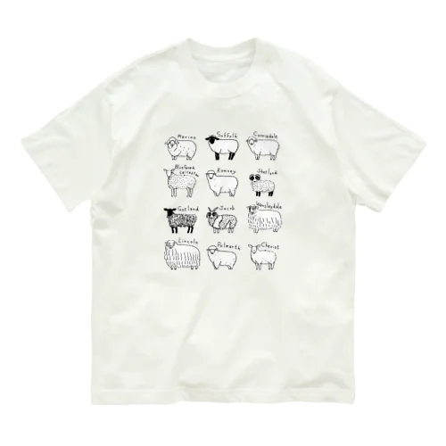 羊図鑑(こっち向いてるVer.) Organic Cotton T-Shirt