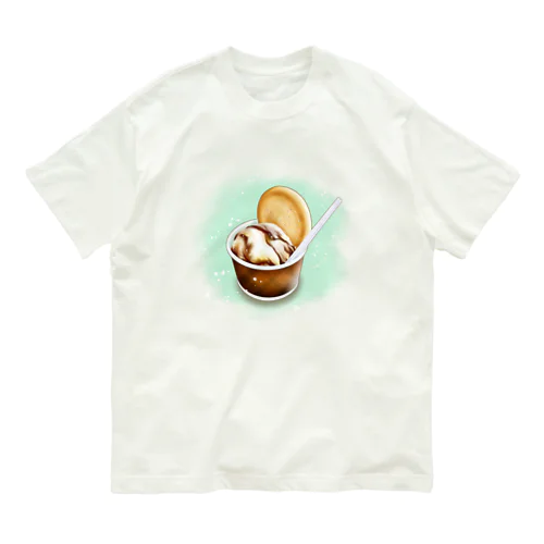 アイスクリーム＆ビスケット Organic Cotton T-Shirt