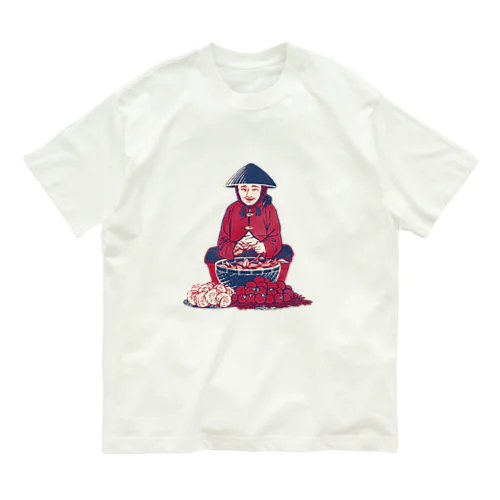 【ベトナムの人々】マーケットの女性 Organic Cotton T-Shirt