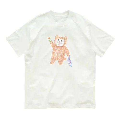 クマさん５ Organic Cotton T-Shirt