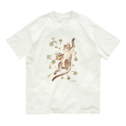 幸運招き猫 Organic Cotton T-Shirt