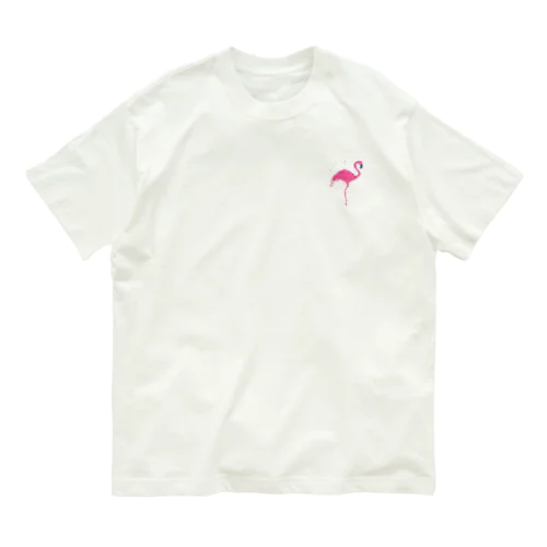 ピンクフラミンゴ Organic Cotton T-Shirt