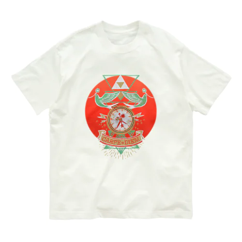 Carpe Diem （その日を摘め） Organic Cotton T-Shirt