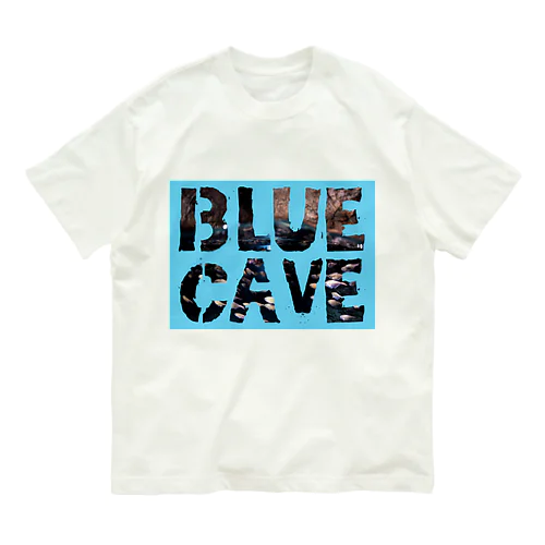 [BLUECAVEロゴ] Organic Cotton T-Shirt