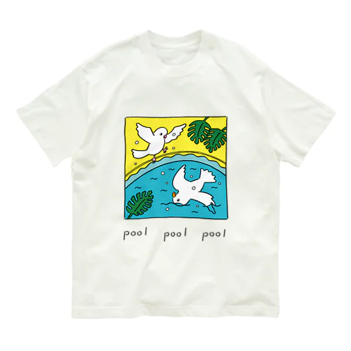 pool とり オーガニックコットンTシャツ