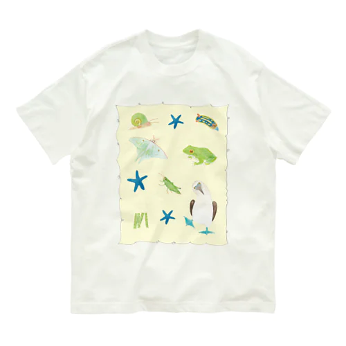 共通点はな~んだ？（アオ） Organic Cotton T-Shirt