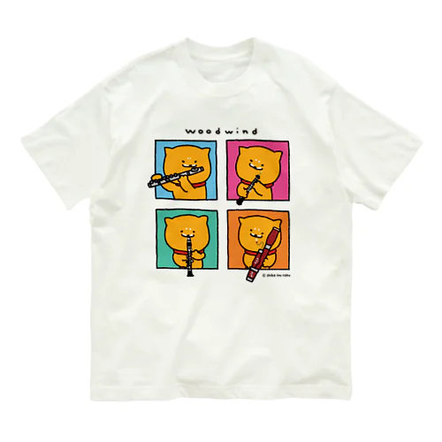 Tシャツ_窓ラク（木管） Organic Cotton T-Shirt