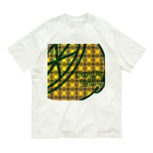 Damonde New .レモンロゴ1 オーガニックコットンTシャツ