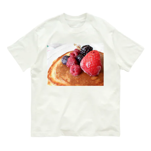 フルーツの森のパンケーキ オーガニックコットンTシャツ
