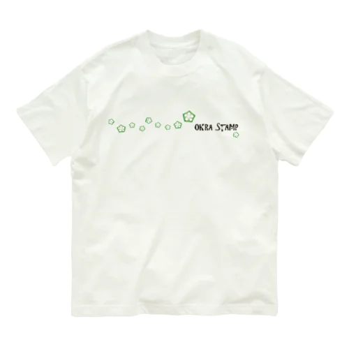 OKRA STAMP Organic Cotton T-Shirt