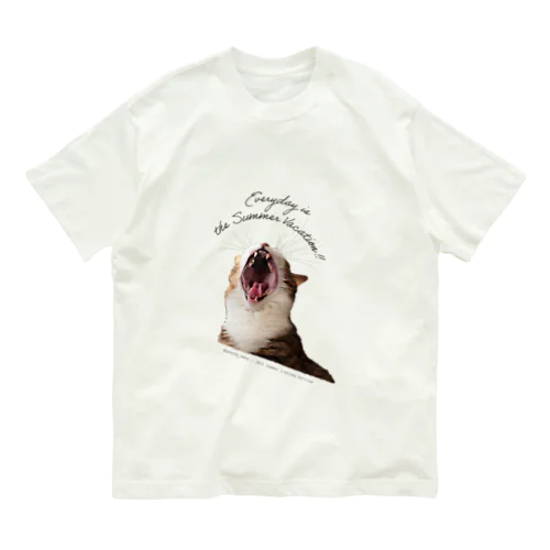 毎日が夏休みぃぃぃぃぃー Organic Cotton T-Shirt