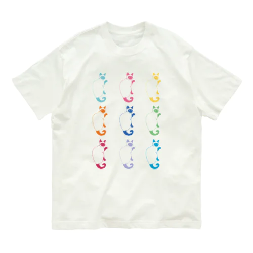 シャムネコ分身の術 Organic Cotton T-Shirt