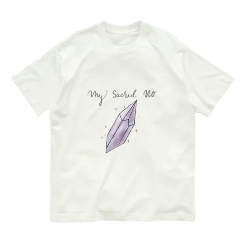 My Sacred No Crystal オーガニックコットンTシャツ