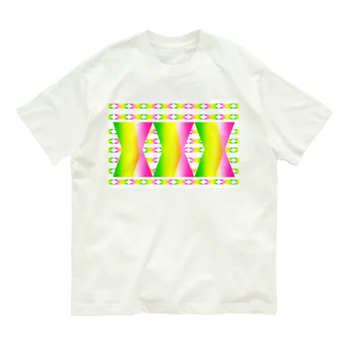 🌸春色虹グラス🌈 Organic Cotton T-Shirt
