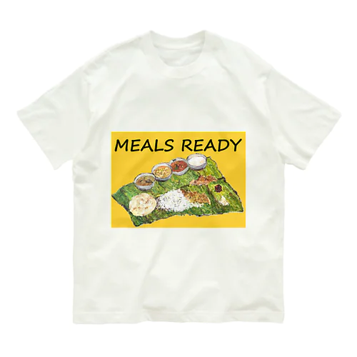 MEALS　READY オーガニックコットンTシャツ