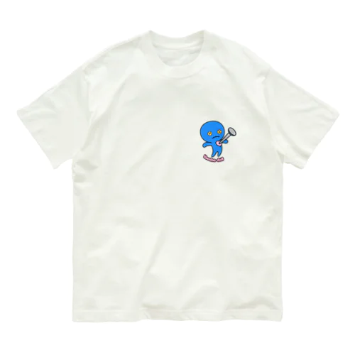 ぶーどぅーどーる（ブルー） Organic Cotton T-Shirt