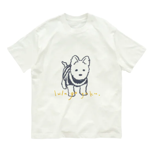 lulu ga yuku. オーガニックコットンTシャツ