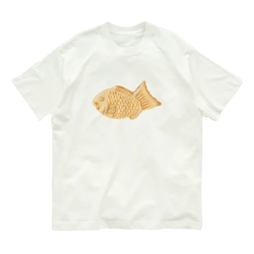 たい焼き　ひとつください Organic Cotton T-Shirt