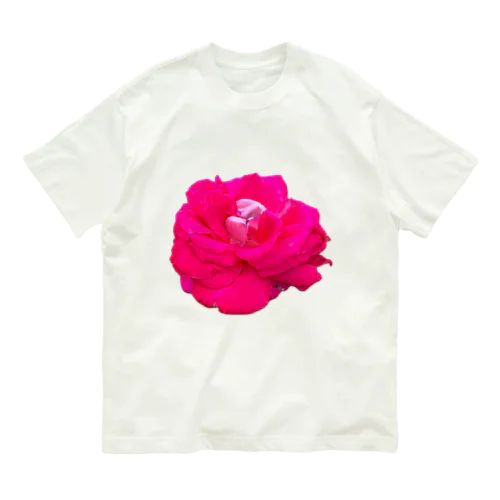 夏、祖母が育てた花。 Organic Cotton T-Shirt