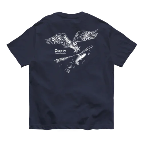 【後ろ印刷】オーガニックコットンTシャツ＊ミサゴ Organic Cotton T-Shirt