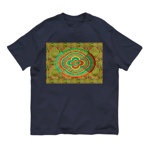 🌟曼荼羅🍀クローバー🌟 Organic Cotton T-Shirt
