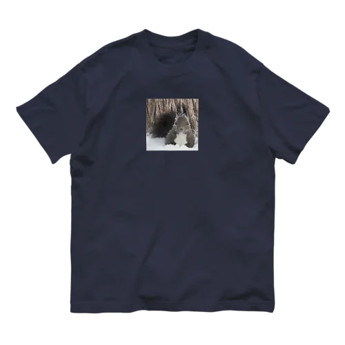 【サロベツのエゾリス】心と体に栄養を Organic Cotton T-Shirt