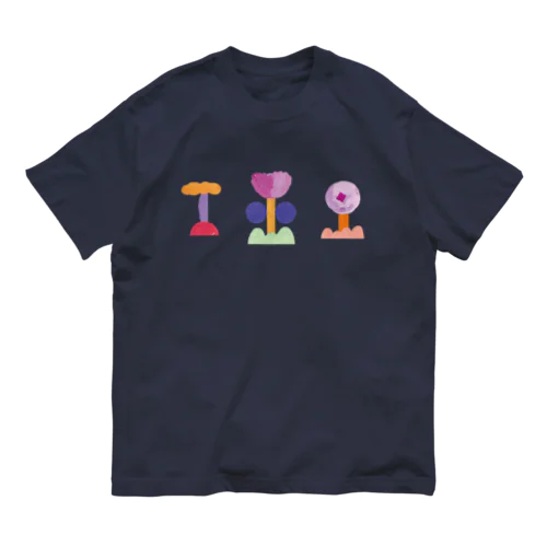 花の小山 オーガニックコットンTシャツ