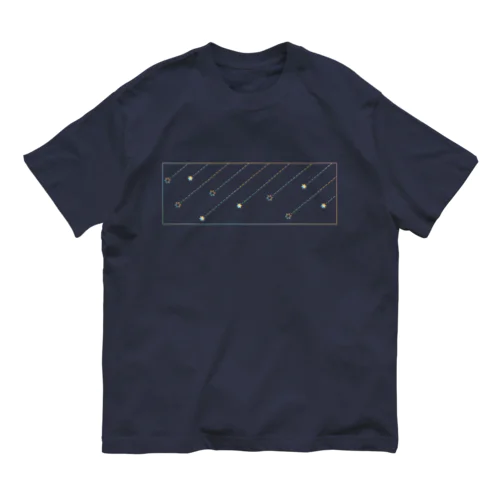 『流れる星』 オーガニックコットンTシャツ