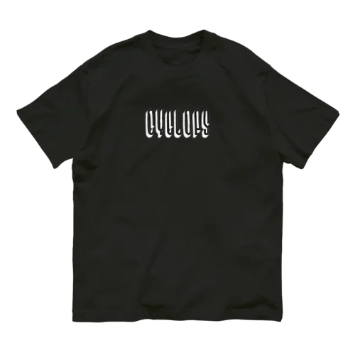 CYCLOPS(黒白) オーガニックコットンTシャツ