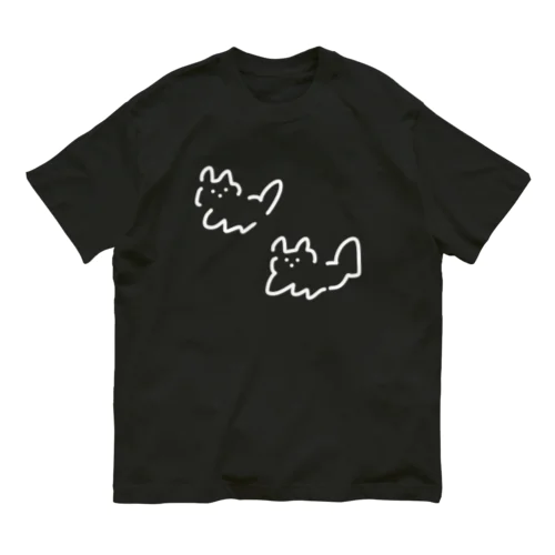 猫C オーガニックコットンTシャツ