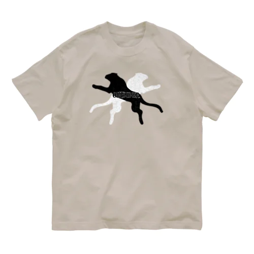 クロヒョウ＆シロヒョウ～OUTSIDER～ Organic Cotton T-Shirt