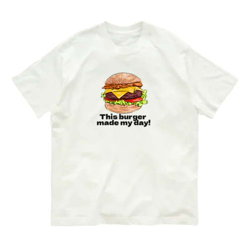 Burger オーガニックコットンTシャツ