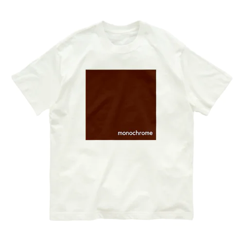 monochrome bw オーガニックコットンTシャツ