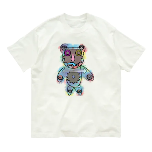 クマの歯車 オーガニックコットンTシャツ