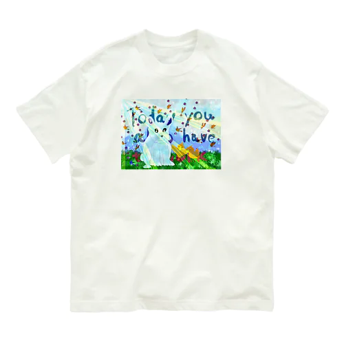 うさぎと小鳥　Harmony Organic Cotton T-Shirt