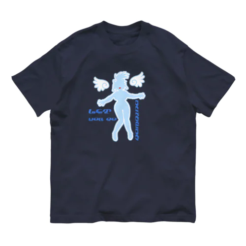 Bambina(BLUE) オーガニックコットンTシャツ