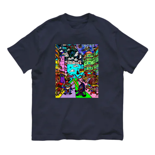 宇宙人類皆兄弟 VERTICAL Organic Cotton T-Shirt