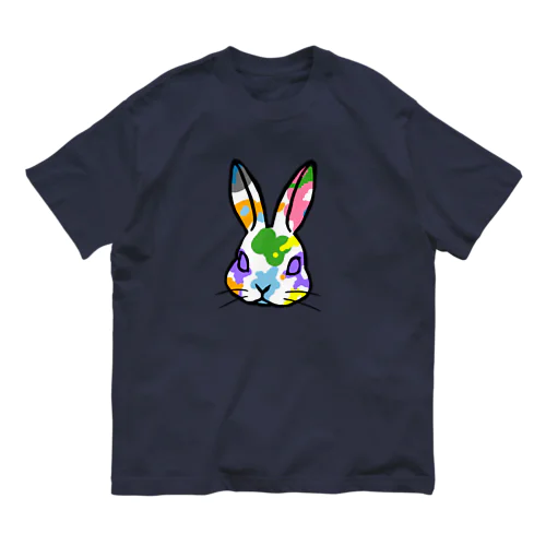 落書きされしうさぎのモック Organic Cotton T-Shirt