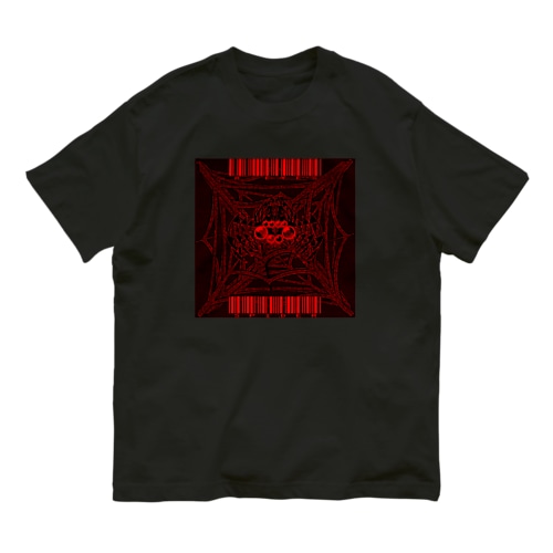 8-EYES SPIDER RED Organic Cotton T-Shirt