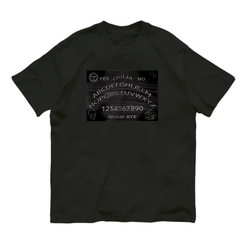 BLACK OUIJA BOARD Organic Cotton T-Shirt