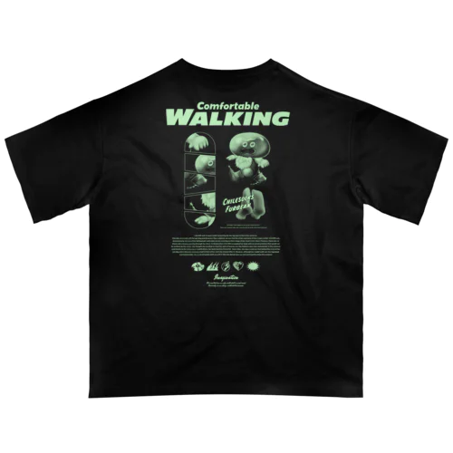 Comfortable WALKING ー CHILESOCKS FURBEAN ー オーバーサイズTシャツ