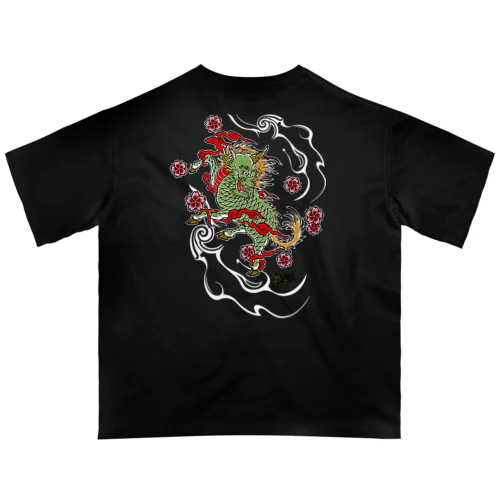 幸運を招く 麒麟 オーバーサイズTシャツ