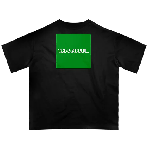 『 1.2.3...』 オーバーサイズTシャツ