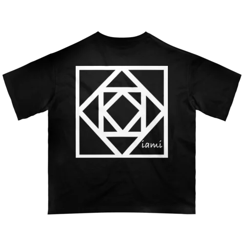 Rose（白） オーバーサイズTシャツ