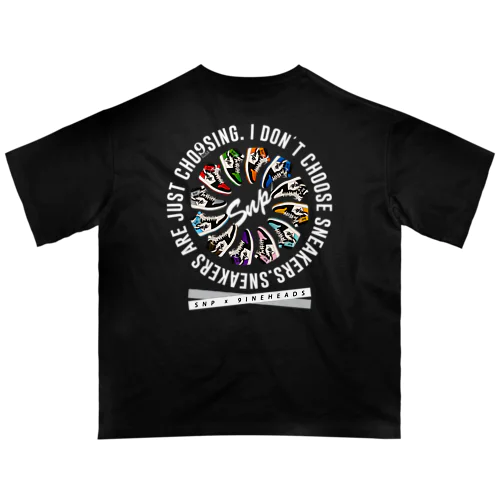 Snp×9ine SneakersCircle オーバーサイズTシャツ