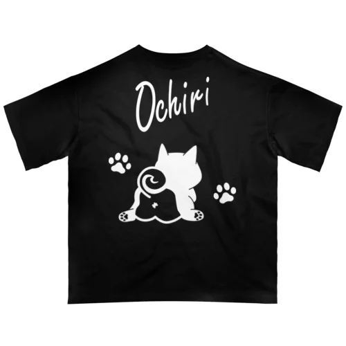 Ochiri ホワイト オーバーサイズTシャツ