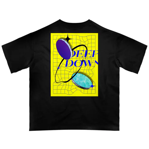 DEEP DOWN_venus(黄) オーバーサイズTシャツ