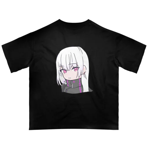 嶺巴イラスト(背面) Oversized T-Shirt