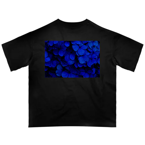 青い花 Oversized T-Shirt